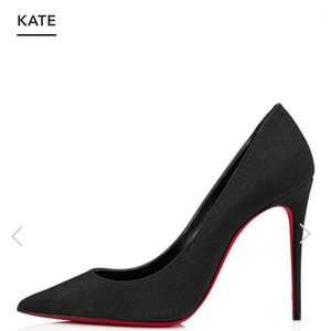 Christian Louboutin kate Suede Red Sole Pumps